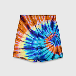 Детские спортивные шорты 3D Tie dye