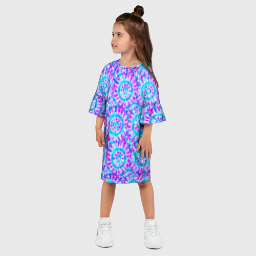 Детское платье 3D Tie dye - фото 3