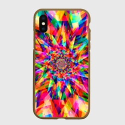 Чехол для iPhone XS Max матовый Tie dye