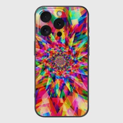 Чехол для iPhone 16 Pro Max силиконовый с защитой камеры Tie dye