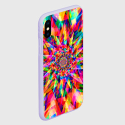 Чехол для iPhone XS Max матовый Tie dye - фото 2