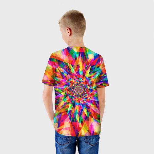 Детская футболка 3D Tie dye, цвет 3D печать - фото 4