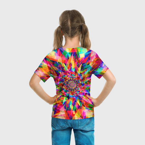 Детская футболка 3D Tie dye, цвет 3D печать - фото 6