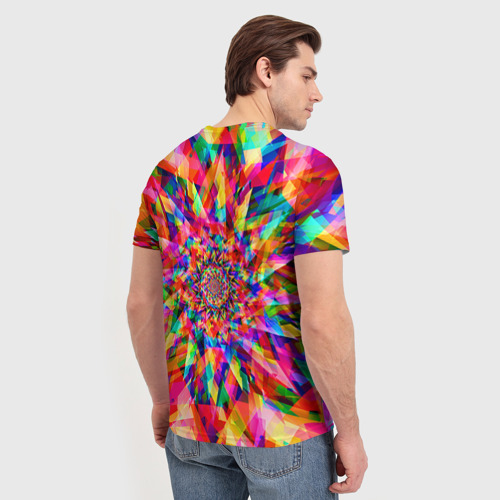 Мужская футболка 3D Tie dye, цвет 3D печать - фото 4