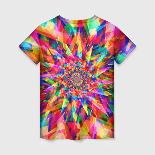 Женская футболка 3D Tie dye, цвет 3D печать - фото 2