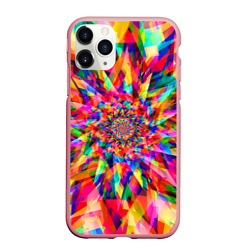 Чехол для iPhone 11 Pro Max матовый Tie dye