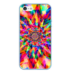 Чехол для iPhone 5/5S матовый Tie dye