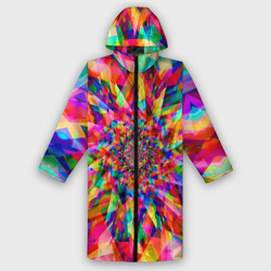 Женский дождевик 3D Tie dye