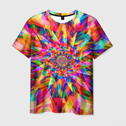 Мужская футболка 3D Tie dye