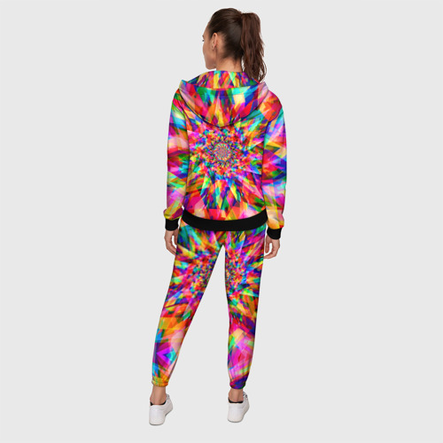 Женский костюм 3D Tie dye, цвет черный - фото 4