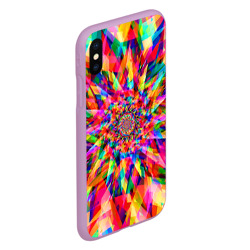 Чехол для iPhone XS Max матовый Tie dye - фото 2