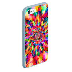 Чехол для iPhone 5/5S матовый Tie dye - фото 2