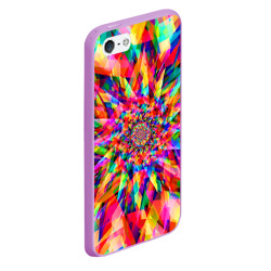 Чехол для iPhone 5/5S матовый Tie dye - фото 2