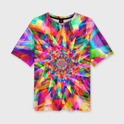 Женская футболка oversize 3D Tie dye