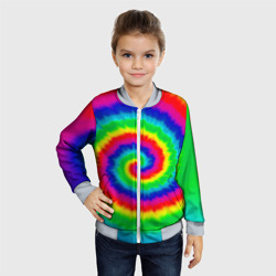 Детский бомбер 3D Tie dye - фото 2