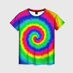 Женская футболка 3D Tie dye