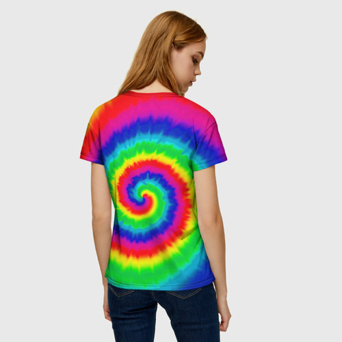 Женская футболка 3D Tie dye - фото 4