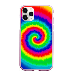 Чехол для iPhone 11 Pro Max матовый Tie dye