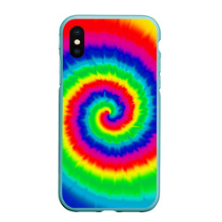 Чехол для iPhone XS Max матовый Tie dye