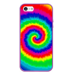 Чехол для iPhone 5/5S матовый Tie dye