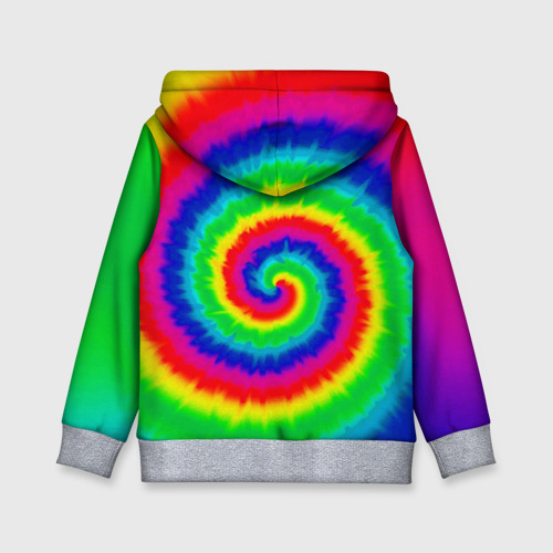 Детская толстовка 3D Tie dye, цвет меланж - фото 2