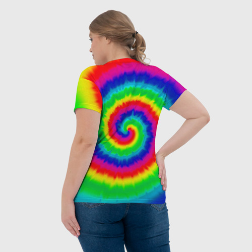 Женская футболка 3D Tie dye - фото 7