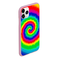 Чехол для iPhone 11 Pro Max матовый Tie dye - фото 2