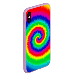 Чехол для iPhone XS Max матовый Tie dye - фото 2