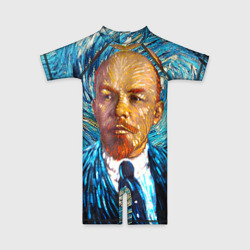 Детский купальный костюм 3D Ленин по мотивам Ван Гога