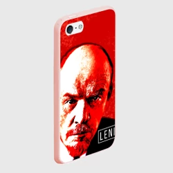 Чехол для iPhone 5/5S матовый Ленин - фото 2