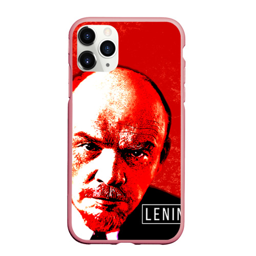 Чехол для iPhone 11 Pro Max матовый Ленин, цвет баблгам