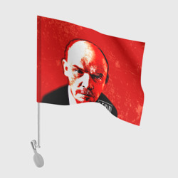Флаг для автомобиля Ленин