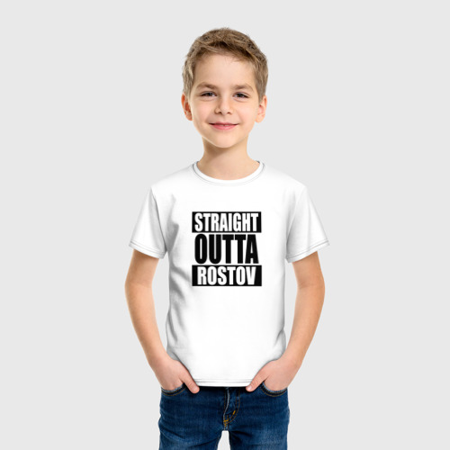 Детская футболка хлопок Прямиком из Ростова - фото 3