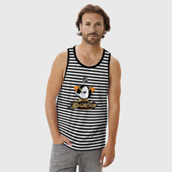 Мужская майка хлопок Anaheim Ducks Black - фото 2