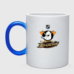 Кружка хамелеон Anaheim Ducks Black