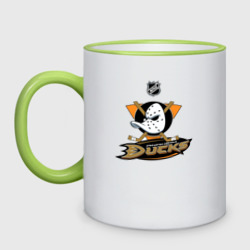 Кружка двухцветная Anaheim Ducks Black