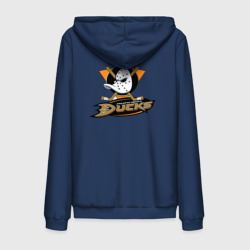 Мужская толстовка на молнии хлопок Anaheim Ducks Black