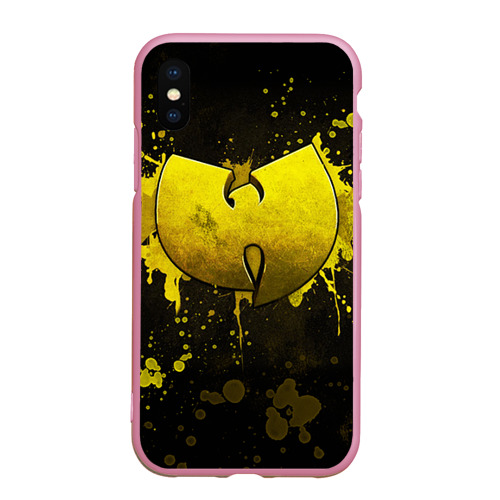 Чехол для iPhone XS Max матовый Wu-Tang Clan, цвет розовый