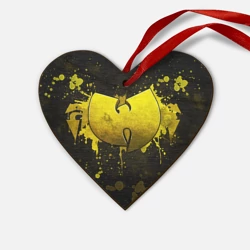 Деревянная игрушка Сердце Wu-Tang Clan