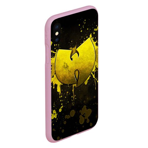 Чехол для iPhone XS Max матовый Wu-Tang Clan, цвет розовый - фото 3