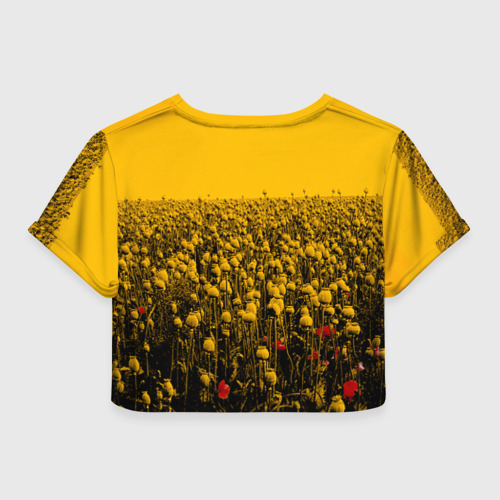 Женская футболка Crop-top 3D Wu-Tang Clan, цвет 3D печать - фото 2