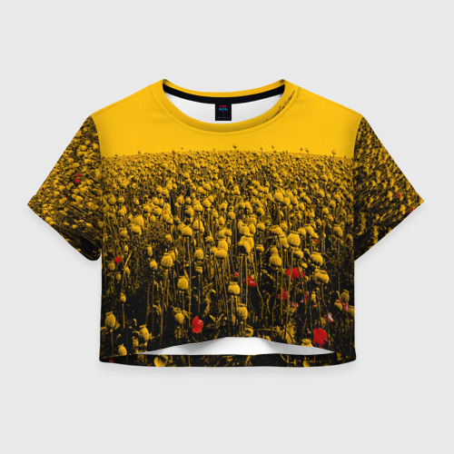 Женская футболка Crop-top 3D Wu-Tang Clan