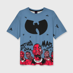 Женская футболка oversize 3D Wu-Tang Clan