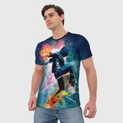 Мужская футболка 3D Hip hop - фото 2