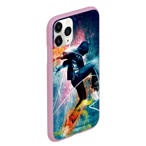 Чехол для iPhone 11 Pro Max матовый Hip hop, цвет розовый - фото 3