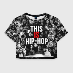 Женская футболка Crop-top 3D Hip hop