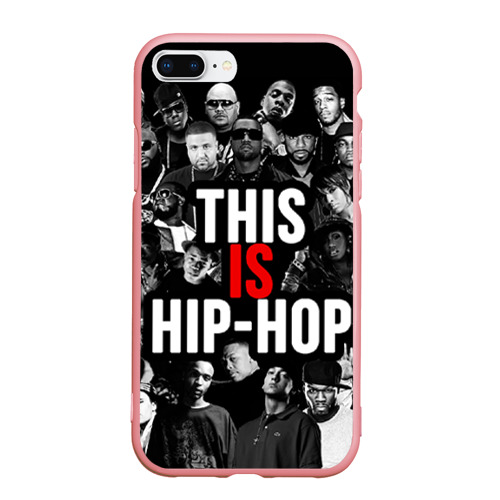 Чехол для iPhone 7Plus/8 Plus матовый Hip hop, цвет баблгам