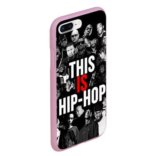 Чехол для iPhone 7Plus/8 Plus матовый Hip hop, цвет розовый - фото 3