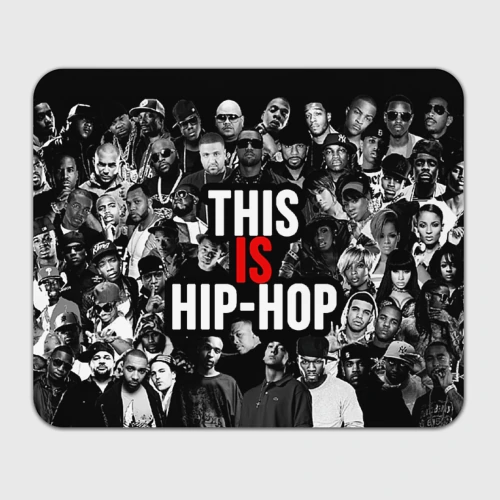 Прямоугольный коврик для мышки Hip hop