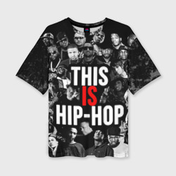 Женская футболка oversize 3D Hip hop